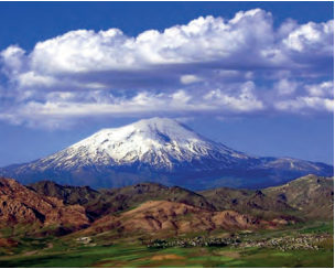 Yükseklere çıkıldıkça sıcaklık azalır (Ağrı Dağı).