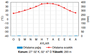 Çöl iklimi (Ayn Salah-Cezayir)