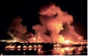 ABD tarafından bombalanan Bağdat şehri