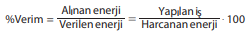fizikte verim formülü